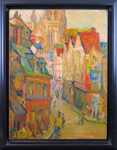 La rue de l&#039;Epicerie - Pierre DUMONT (1884-1936) - Paintings & Drawings Style 