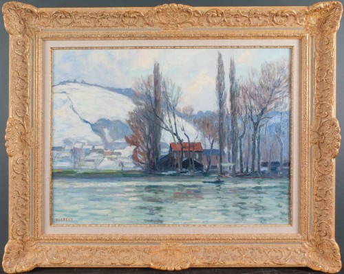 Seating  - Snow Effect on the Hills of Lescure - Narcisse Guilbert (1878-1942)