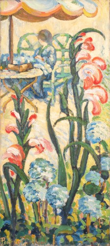 Le parasol, vers 1905 - Pierre DUMONT (1884-1936)