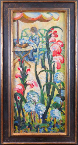 Tableaux et dessins Tableaux du XXe siècle - Le parasol, vers 1905 - Pierre DUMONT (1884-1936)