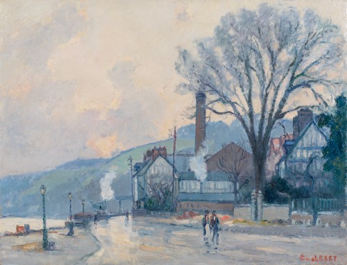 Narcisse Guilbert (1878-1942) - Banks of the Seine at Croisset circa 1905