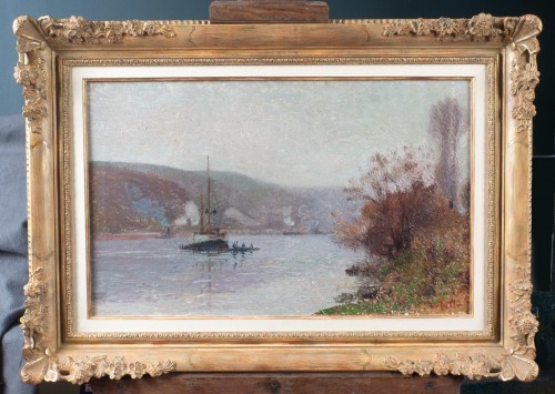 Banks of the Seine - Joseph Delattre (1858-1912) - Paintings & Drawings Style 