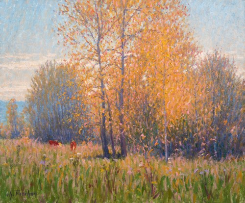 Charles FRECHON (1856-1929) Autumn leaves