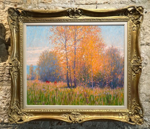 Charles FRECHON (1856-1929) Autumn leaves - Paintings & Drawings Style 