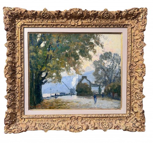 Banks of the Seine at Croisset - Narcisse GUILBERT (1878-1942)