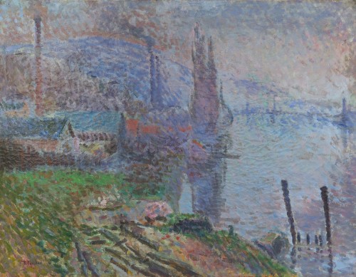 Banks of the Seine at Le Pré aux Loups - Robert Antoine Pinchon (1886-1943)