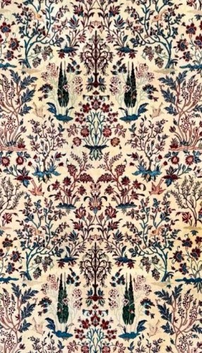Tapisserie & Tapis Tapis - Tapis Ispahan, époque du Shah vers 1970
