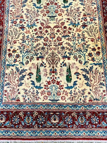 XXe siècle - Tapis Ispahan, époque du Shah vers 1970