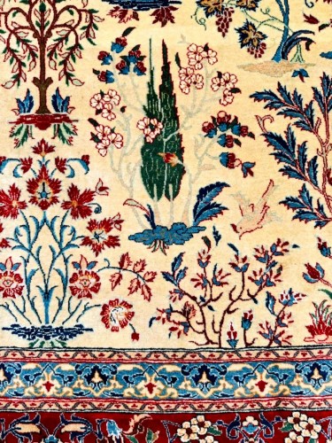  - Tapis Ispahan, époque du Shah vers 1970