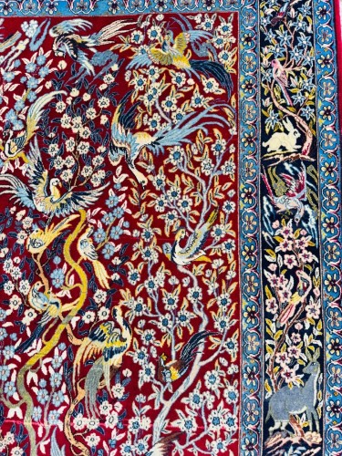 Tapisserie & Tapis Tapis - Tapis d’Ispahan “Esfahan Akbar” en laine Kork et soie