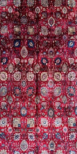 XXe siècle - Tapis Kachan-Dabir tout soie, Iran