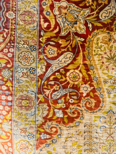 Tapis Hereke en soie – Turquie, vers 1960 - Tapisserie & Tapis Style 