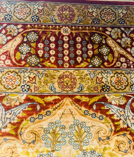 Tapis Hereke en soie – Turquie, vers 1960 - Galerie Buter