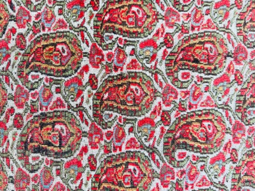XIXe siècle - Important tapis Senneh en laine kork, Iran fin 19e siècle