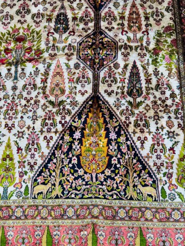 taTapisis Bidjar en soie – Perse époque du Shah - Galerie Buter