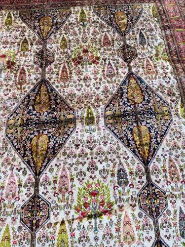 XXe siècle - taTapisis Bidjar en soie – Perse époque du Shah