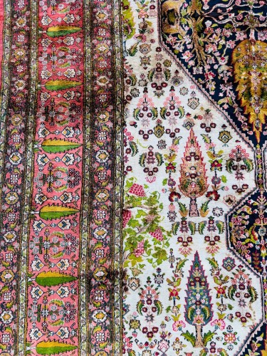  - taTapisis Bidjar en soie – Perse époque du Shah