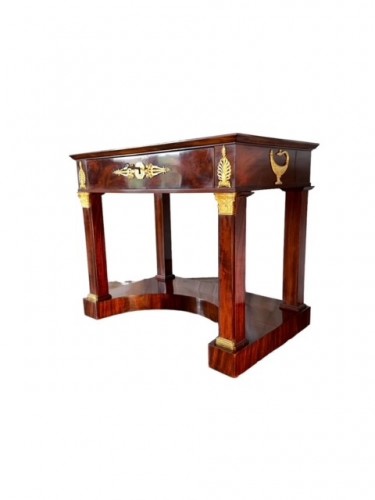 Table à écrire en acajou époque Empire - Mobilier Style Empire