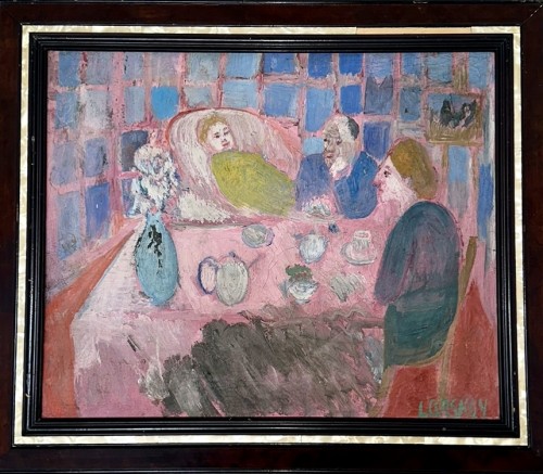 L’heure au Thé - André LANSKOY (1902-1976) - Tableaux et dessins Style Art nouveau