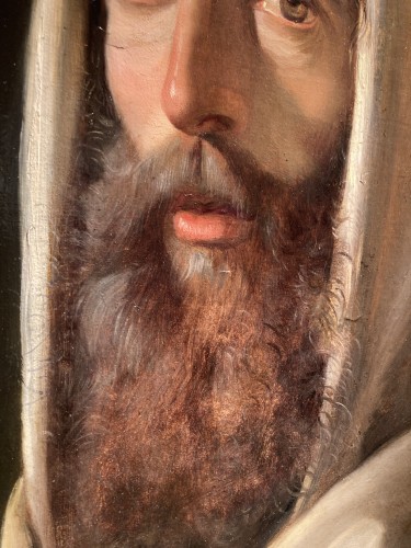 XIXe siècle - Filippo PALIZZI (1818-1899) - Portrait daté 1891