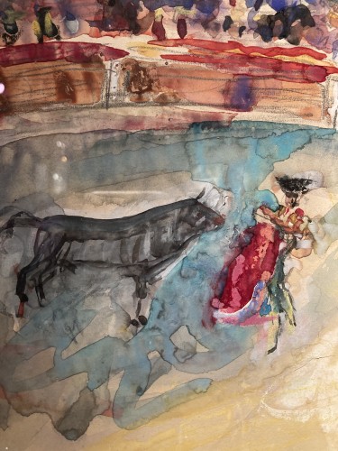 XXe siècle - Constantin Terechkovitch (1902-1978) La Corrida