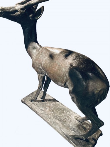 Sculpture Sculpture en Bronze - Antilope - Angiolo VANNETTI (1881-1962)