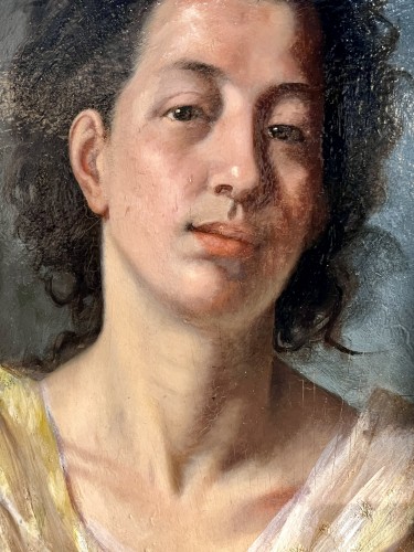 Portrait d’Homme, cercle de Hippolyte Flandrin (1809-1864) - Galerie de Cicco