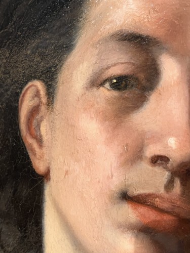  - Portrait d’Homme, cercle de Hippolyte Flandrin (1809-1864)