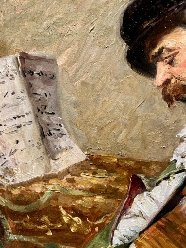 Ferdinand ROYBET (1840 - 1920)  Le violoncelliste - Galerie de Cicco