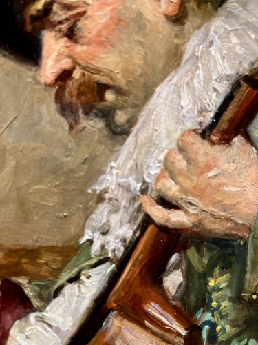 Antiquités - Ferdinand ROYBET (1840 - 1920)  Le violoncelliste
