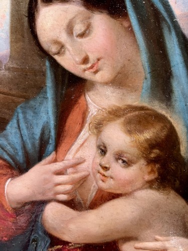  - Vierge à l’enfant - École Française du XVIIIe siècle