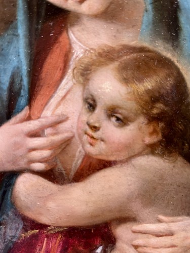Antiquités - Vierge à l’enfant - École Française du XVIIIe siècle