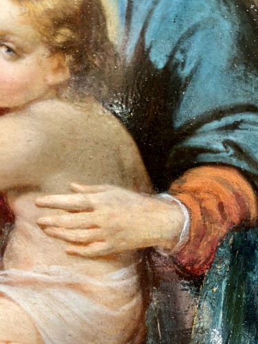 Antiquités - Vierge à l’enfant - École Française du XVIIIe siècle