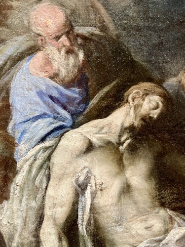 Mise au tombeau, attribué à Franz Anton Maulbertsch (1724 - 1796 ) - 