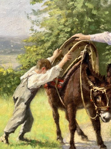 Charles Edouard Frere (1837-1894) - L'Ane scellé - 