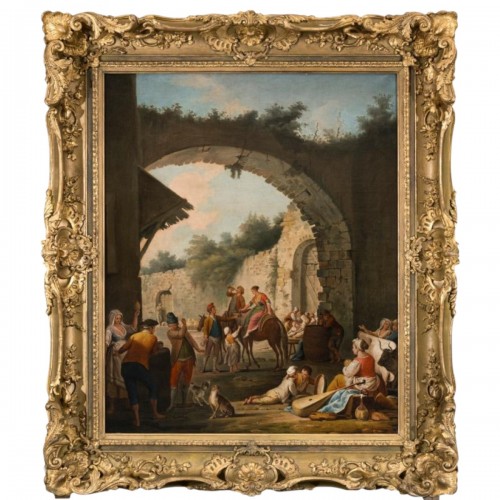 Scène populaire, vers 1770 - Pietro FABRIS (1740 à 1792)