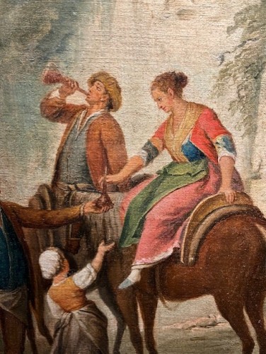 Louis XVI - Scène populaire, vers 1770 - Pietro FABRIS (1740 à 1792)