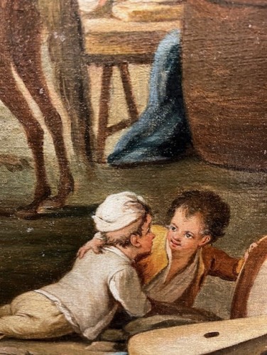 Antiquités - Scène populaire, vers 1770 - Pietro FABRIS (1740 à 1792)