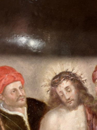 Christ aux outrages - École du Nord XVIIe siècle - Galerie de Cicco