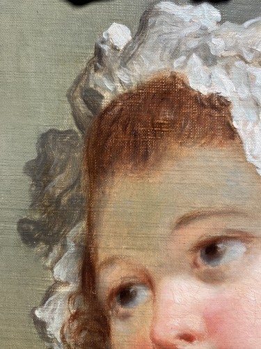 Tableaux et dessins  - Portrait de jeune fille, attribué à Hortense Haudebourt-Lescot (1784-1845)  