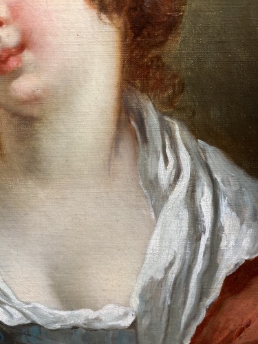 Portrait de jeune fille, attribué à Hortense Haudebourt-Lescot (1784-1845)   - Galerie de Cicco