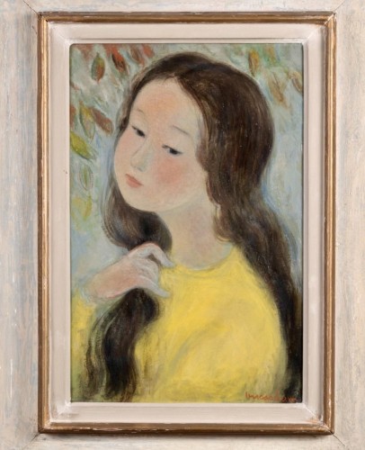 VU CAO DAM (1908–2000) - Portrait de jeune fille 1955