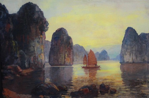 Mai Thu Nguyen (xxe) - La Baie d'Halong, 1936