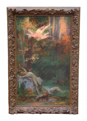 Pierre-Émile Cornillier (1862-1948) - Tableaux et dessins Style Art nouveau