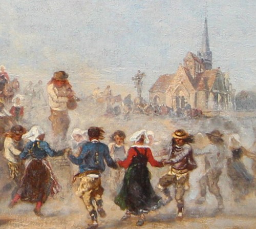 Amédée Elie SERVIN (1829-1884) - Tableaux et dessins Style 