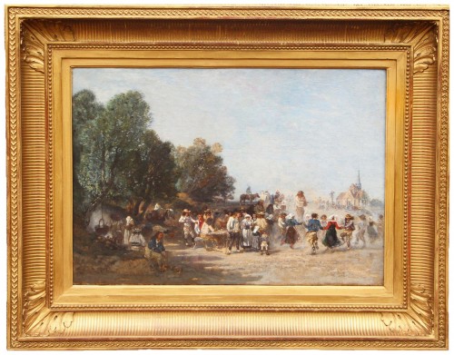 Tableaux et dessins Tableaux XIXe siècle - Amédée Elie SERVIN (1829-1884)