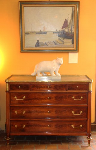 Louis XVI Period Commode, Stamped Jean-jacques Pafrat (?-1793) - Furniture Style Louis XVI