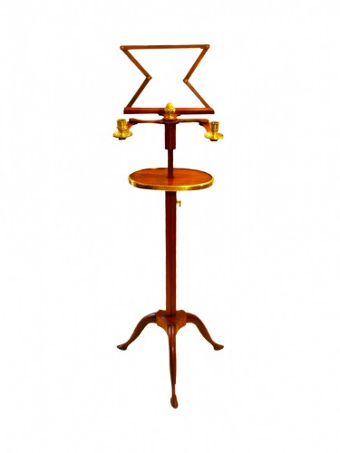 Mahogany Music Stand Stamped By Caumont