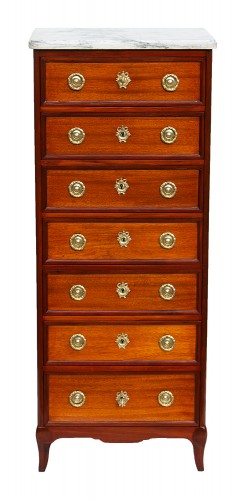 Louis XVI period weekly cabinet - Furniture Style Louis XVI