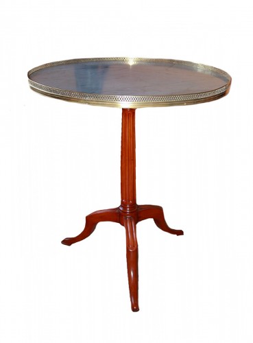 Louis XVI Period Solid Mahogany Pedestal Table